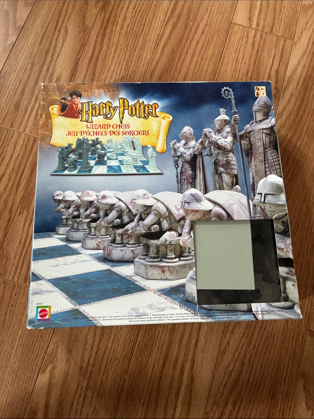 Warner Bros. Harry Potter Wizard Chess Set - White and Blue Accents